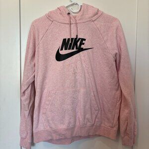 Nike Girls Light Pink Drawstring Hoodie